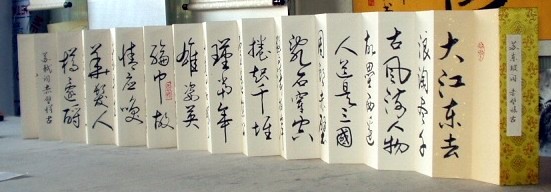 大江东去册页